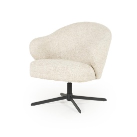 FOTOLIU CONNOR DONNA - TESATURA SI METAL - BEJ - 74.5(L) x 77(l) x 78.5(h) cm - Img 1