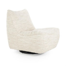 FOTOLIU LOYS BARKLEY - TESATURA, LEMN SI METAL - BEJ - 91(L) x 75(l) x 85(h) cm - Img 10