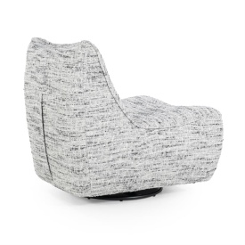 FOTOLIU LOYS GREY BARKLEY - TESATURA, LEMN SI METAL - GRI - 91(L) x 75(l) x 85(h) cm - Img 8