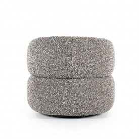 FOTOLIU MAEVE MAYWOOD - METAL / LEMN / MATERIAL 100% POLIESTER - GREJ MIXT - 82(L) x 72(h) x 82(l) - Img 6