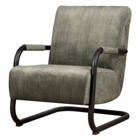 FOTOLIU RIVA ADORE - METAL / MATERIAL - NEGRU / VERDE - 86(L) X 83(H) X 65(L)