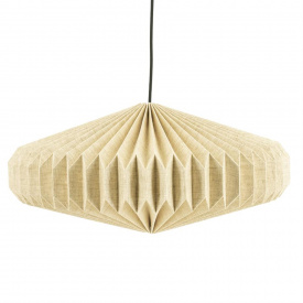 LAMPA SUSPENDATA ZUKI 2 - HARTIE - CREM - 54(L) x 21(h) x 54(l) - Img 1