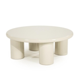 MASĂ DE CAFEA BLOOP MARE - BEJ - 80(L) x 80(l) x 30(h) - Img 2