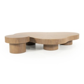 MASA DE CAFEA BOBBIE DESCHIS - FURNIR DE NUC - MARO - 150(L) x 110(l) x 25(h) cm - Img 9