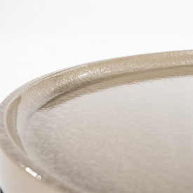 MASA DE CAFEA MAYSON - MDF / STEJAR FIN - BEJ / NEGRU - Ø90 x 35(h) - Img 3