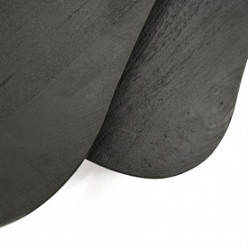 MASA DE CAFEA SIDETABLE GUUS (SET DE 2) - LEMN DE MANGO [FSC] - NEGRU - 70/110(L) x 32/38(h) x 45/54(l) - Img 3