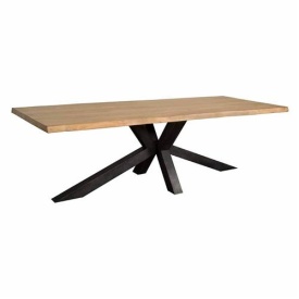 MASA DE LIVING SOVANA - LEMN DE SALCAM - NEGRU / NATURAL - 260(L) X 78(H) X 100(L) CM