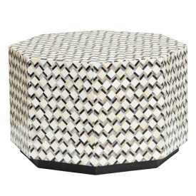 MASA LATERALA BRENDOLA - LEMN / METAL /OS - MULTICOLOR - 60(L) X 40(H) X 60(L) CM - Img 1