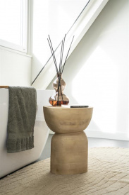 MASA LATERALA COBBLE - LEMN DE MANGO - NATURAL - 37(L) x 46(h) x 30(l) - Img 4