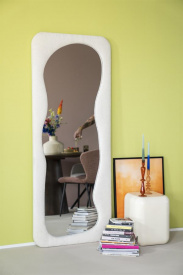 OGLINDA DE PODEA EVOL - STICLA / MDF / TESATURA - BEJ - 72(L) x180 (h) x 3.5(l) - Img 3
