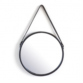 OGLINDA FLECTI - FIER / STICLA - NEGRU - 40(L) x 40(h) x 6(l) - Img 1