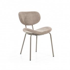 SCAUN ACE - METAL / TESATURA - BEJ - 50(L) x 80(h) x 61(l) - Img 3