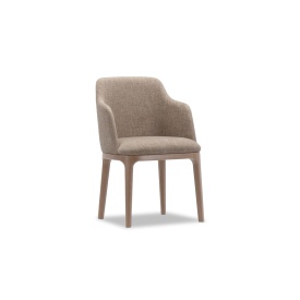 SCAUN AVA CU COTIERA - LEMN / MATERIAL - CULOARE LA ALEGERE - 52(L) x 82(h) x 55(l) - Img 1