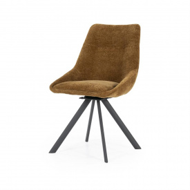 SCAUN BLISS - METAL / TESATURA - GALBEN MUSTAR - 52(L) x 86(h) x 62(l)