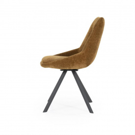 SCAUN BLISS - METAL / TESATURA - GALBEN MUSTAR - 52(L) x 86(h) x 62(l) - Img 3