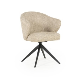 SCAUN CONNOR DONNA - TESATURA SI METAL - TAUPE - 61.5(L) x 60(l) x 81.5(h) cm - Img 11