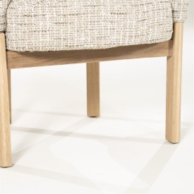 SCAUN CU COTIERA - MICHA - BEJ NORI - 66(L) x 66(l) x 79(h) - Img 11