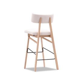 SCAUN DE BAR GLOV - LEMN [FSC] / MATERIAL - CULOARE LA ALEGERE - 51(L) x 95/107(h) x 57(l) - Img 5