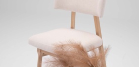 SCAUN DE BAR GLOV - LEMN [FSC] / MATERIAL - CULOARE LA ALEGERE - 51(L) x 95/107(h) x 57(l) - Img 8