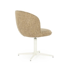 SCAUN ESMEE DONNA - TESATURA SI FIER - GALBEN - 55.5(L) x 64.5(l) x 83(h) cm - Img 8