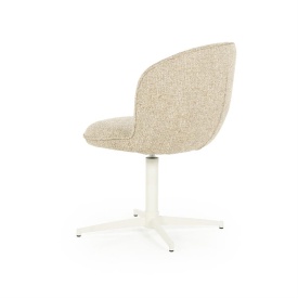 SCAUN ESMEE DONNA - TESATURA SI FIER - TAUPE - 55.5(L) x 64.5(l) x 83(h) cm - Img 4