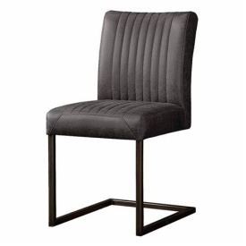 SCAUN FERRO SAVANNAH - METAL / MATERIAL - NEGRU / ANTRACIT - 61(L) X 88(H) X 47(L) - Img 1