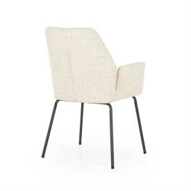 SCAUN INDY DONNA - TESATURA SI METAL - BEJ - 58(L) x 63(l) x 89(h) cm - Img 7