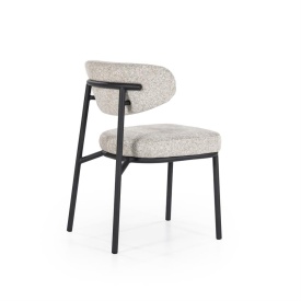 SCAUN JARI - METAL ȘI ȚESĂTURĂ - BEJ - 57(L) x 55(l) x 78(h) - Img 3