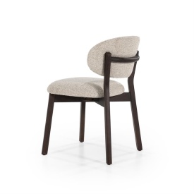 SCAUN MIKKY MOON - TESATURA SI STEJAR - TAUPE - 51(L) x 59.5(l) x 79(h) cm - Img 4