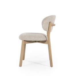 SCAUN MIKKY MOON - TESATURA SI STEJAR - TAUPE - 51(L) x 59.5(l) x 79(h) cm - Img 3