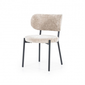 SCAUN OASIS - METAL / LEMN / TESATURA - BEJ - 54.5(L) x 78.5(h) x 59.5(l)