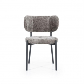 SCAUN OASIS - METAL / LEMN / TESATURA - GREJ - 54.5(L) x 78.5(h) x 59.5(l) - Img 2