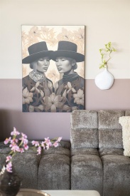 TABLOU - LADY GARDEN MEDIU - 110 X 145 (CM) - Img 2