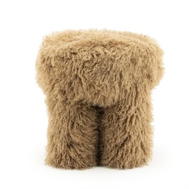TABURET DOODLY - GRI TAUPE - 40(L) x 40(l) x 43(h)