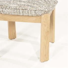 TABURET - LOTTIE - GRI TAUPE NORI - 48(L) x 48(l) x 45(h) - Img 4