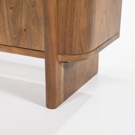 VITRINA JULIAN CU 4 USI - DIN LEMN DE SALCAM - MARO - 115(L) x 150(h) x 43(l) - (L) x (h) x (l) - Img 3