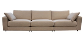 CANAPEA MODULARA DANTE - (ARM01+G3+G3+G3+ARM01) - 332(L) x 86(h) x107(l) cm