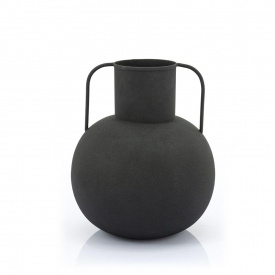 CLOPOT MEDIU - METAL - NEGRU - 25.5(L) x 30(h) x 25.5(l) - Img 1