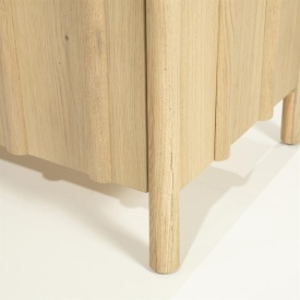 COMODA JAKE - LEMN SI FURNIR DE STEJAR - NATURAL - 183(L) x 47(l) x 80(h) cm - Img 11