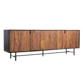 COMODA TRIVAGO - LEMN DE MANGO [FSC] / METAL - NEGRU / FINISAJ MARO NATURAL NUC - 220(L) x 75(h) x 45(l)
