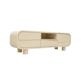 COMODA TV ALVIANO - CREM - LEMN - 150(L) x 40(l) x 45(h)