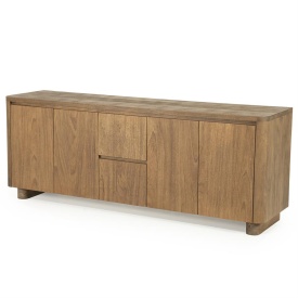 COMODA TV EDWARD - LEMN DE MANGO - MARO - 160(L) x 40(l) x 61(h) cm - Img 2