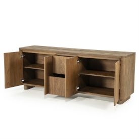 COMODA TV EDWARD - LEMN DE MANGO - MARO - 160(L) x 40(l) x 61(h) cm - Img 7