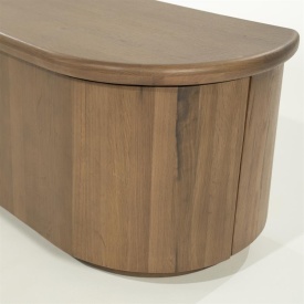 COMODA TV JOSH - LEMN SI FURNIR DE STEJAR - MARO - 240(L) x 42(l) x 43(h) cm - Img 12