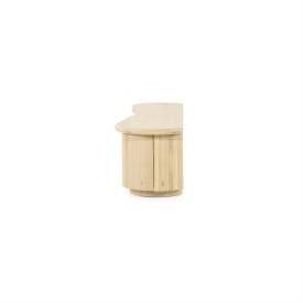 COMODA TV JOSH - LEMN SI FURNIR DE STEJAR - NATURAL - 180(L) x 42(l) x 43(h) cm - Img 2