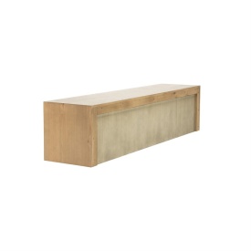 COMODA TV MILO - LEMN SI FURNIR DE STEJAR - MARO - 180(L) x 42(l) x 43(h) cm - Img 4