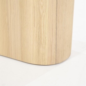 CONSOLA LEON - LEMN SI FURNIR DE STEJAR - NATURAL - 200(L) x 45(l) x 80(h) cm - Img 5