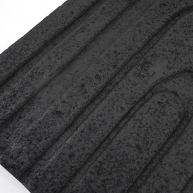 DECORATIUNE PENTRU PERETE ECO - MIX RECICLAT & MDF - NEGRU - 60(L) x 80(h) x 3(l) - Img 2