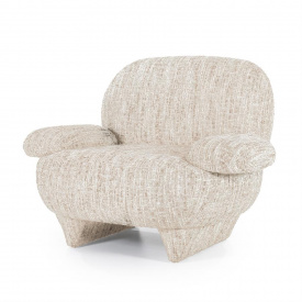 FOTOLIU JAYDEN - METAL / LEMN / MATERIAL - BEJ - 106(L) x 81(h) x 83(l)