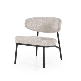 JARI - METAL ȘI ȚESĂTURĂ - BEJ - 66(L) x 57(l) x 72.5(h)